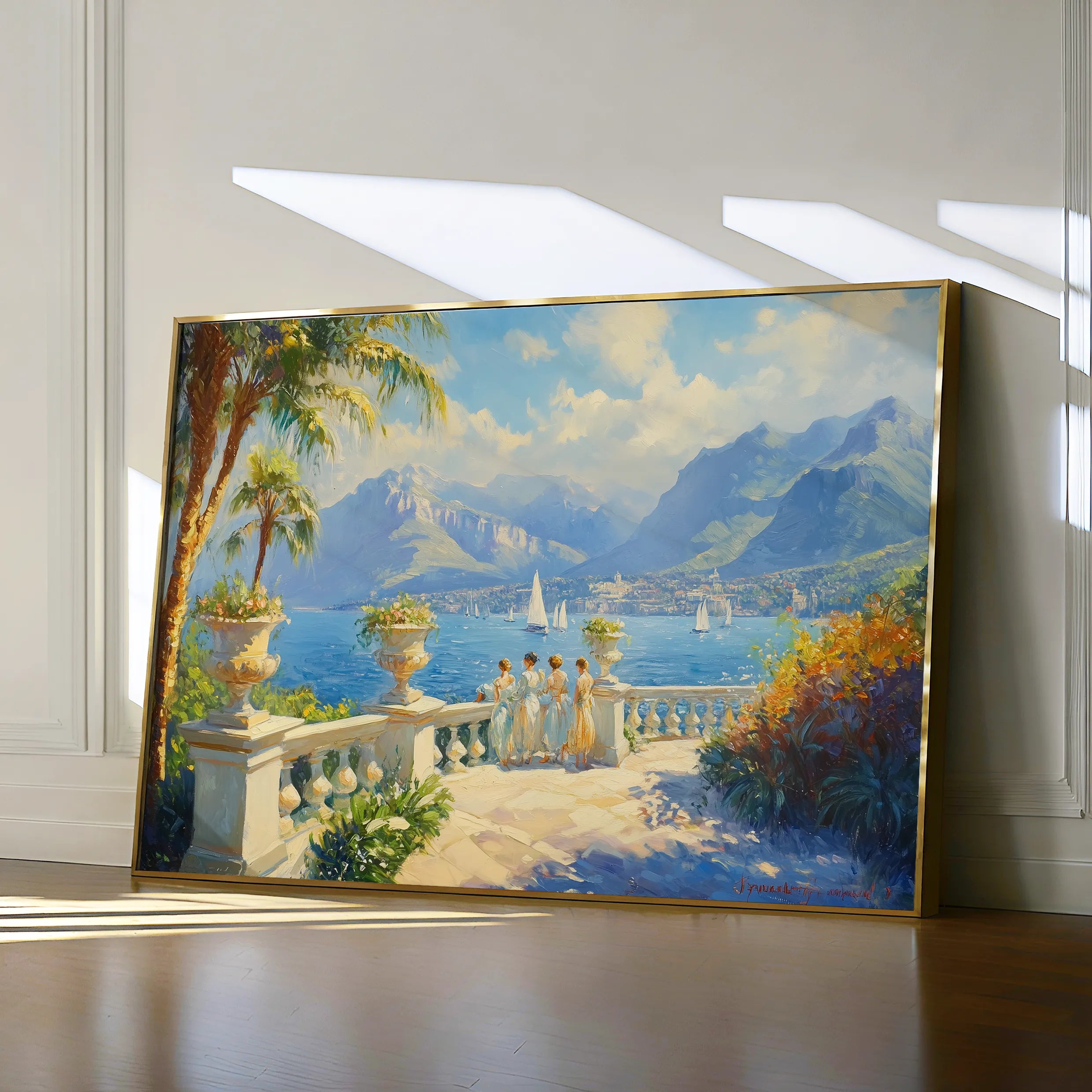 Landscape 421 Canvas Art 18" x 24" / 45 x 60 cm / Black