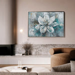 Floral 422 Canvas Art 18" x 24" / 45 x 60 cm / Black