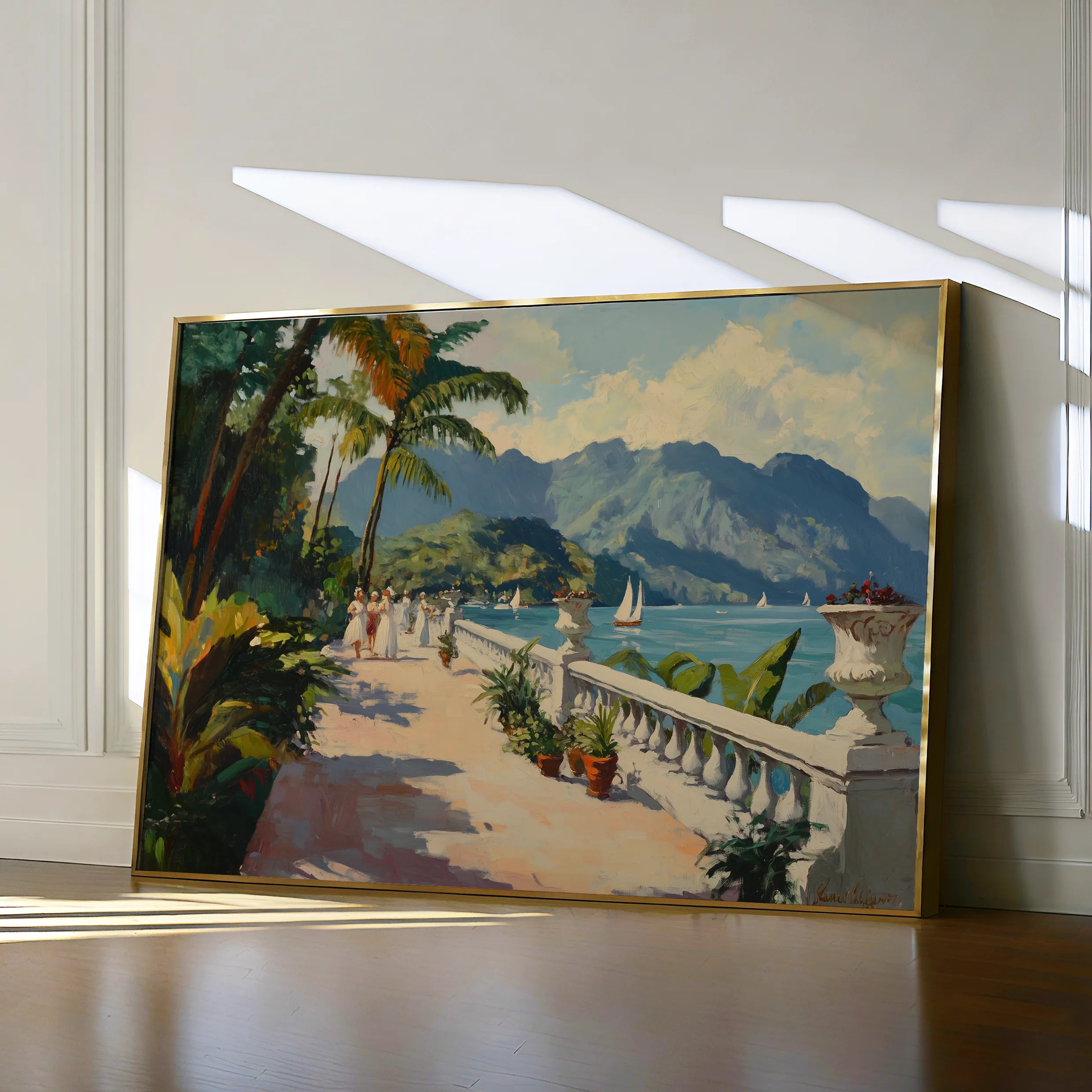 Landscape 422 Canvas Art 18" x 24" / 45 x 60 cm / Black