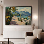 Landscape 422 Canvas Art 60 x 40 cm / Black
