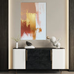 Abstract 423 Canvas Art 18" x 24" / 45 x 60 cm / Black