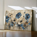 Floral 423 Canvas Art 18" x 24" / 45 x 60 cm / Black