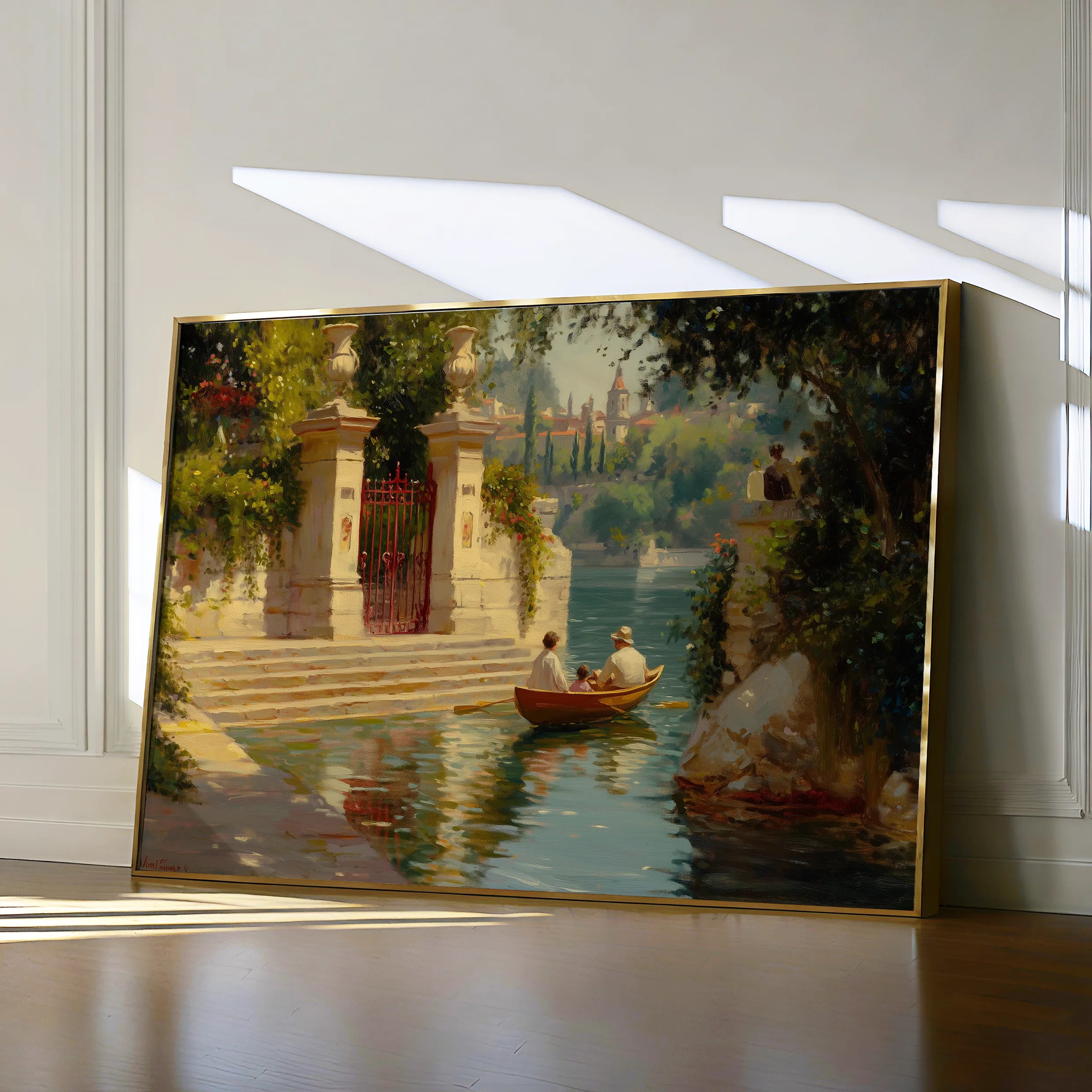 Landscape 423 Canvas Art 18" x 24" / 45 x 60 cm / Black
