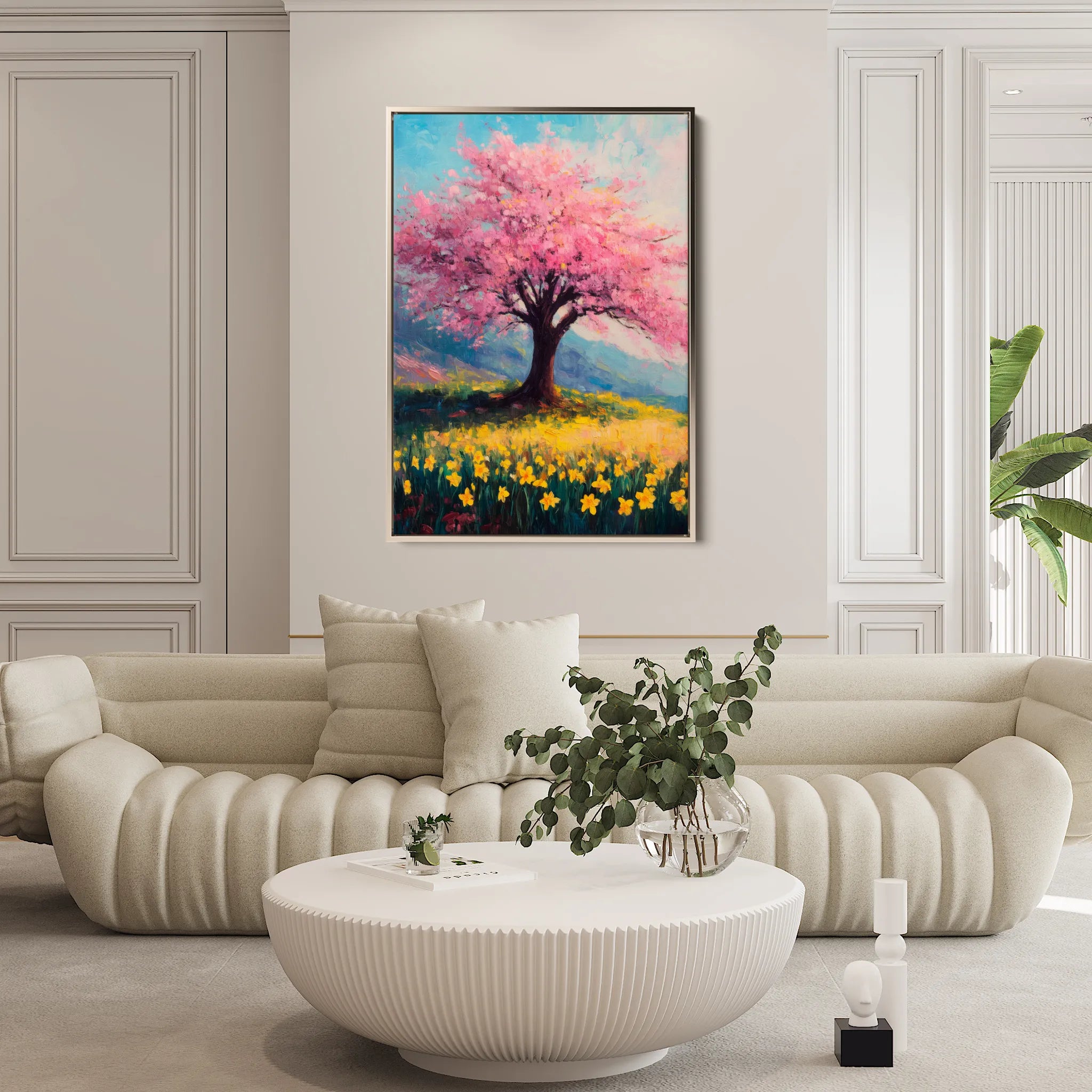 Landscape 424 Canvas Art 18" x 24" / 45 x 60 cm / Black