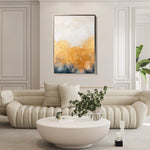 Abstract 425 Canvas Art 18" x 24" / 45 x 60 cm / Black