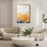 Abstract 425 Canvas Art 18" x 24" / 45 x 60 cm / Black