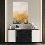 Abstract 425 Canvas Art 18" x 24" / 45 x 60 cm / Black