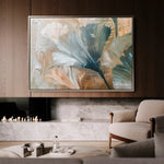 Floral 426 Canvas Art 18" x 24" / 45 x 60 cm / Black