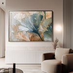 Floral 426 Canvas Art 18" x 24" / 45 x 60 cm / Black