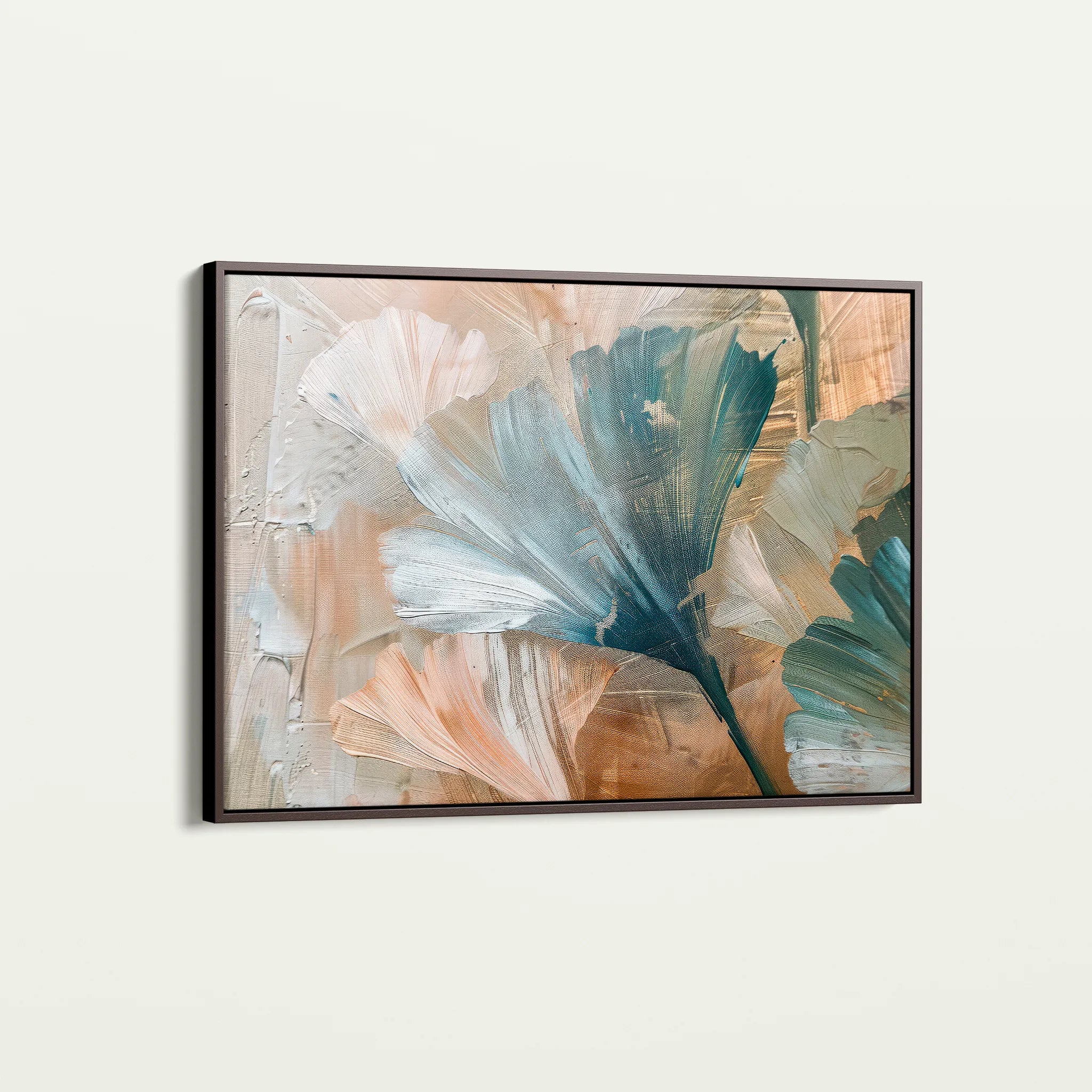 Floral 426 Canvas Art 18" x 24" / 45 x 60 cm / Black