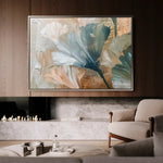 Floral 426 Canvas Art 60 x 40 cm / Black
