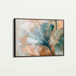 Floral 426 Canvas Art 60 x 40 cm / Black