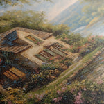 Landscape 426 Canvas Art 16" x 16" / 40 x 40 cm / Black