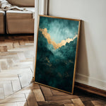 Abstract 427 Canvas Art 18" x 24" / 45 x 60 cm / Black