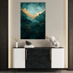 Abstract 427 Canvas Art 18" x 24" / 45 x 60 cm / Black