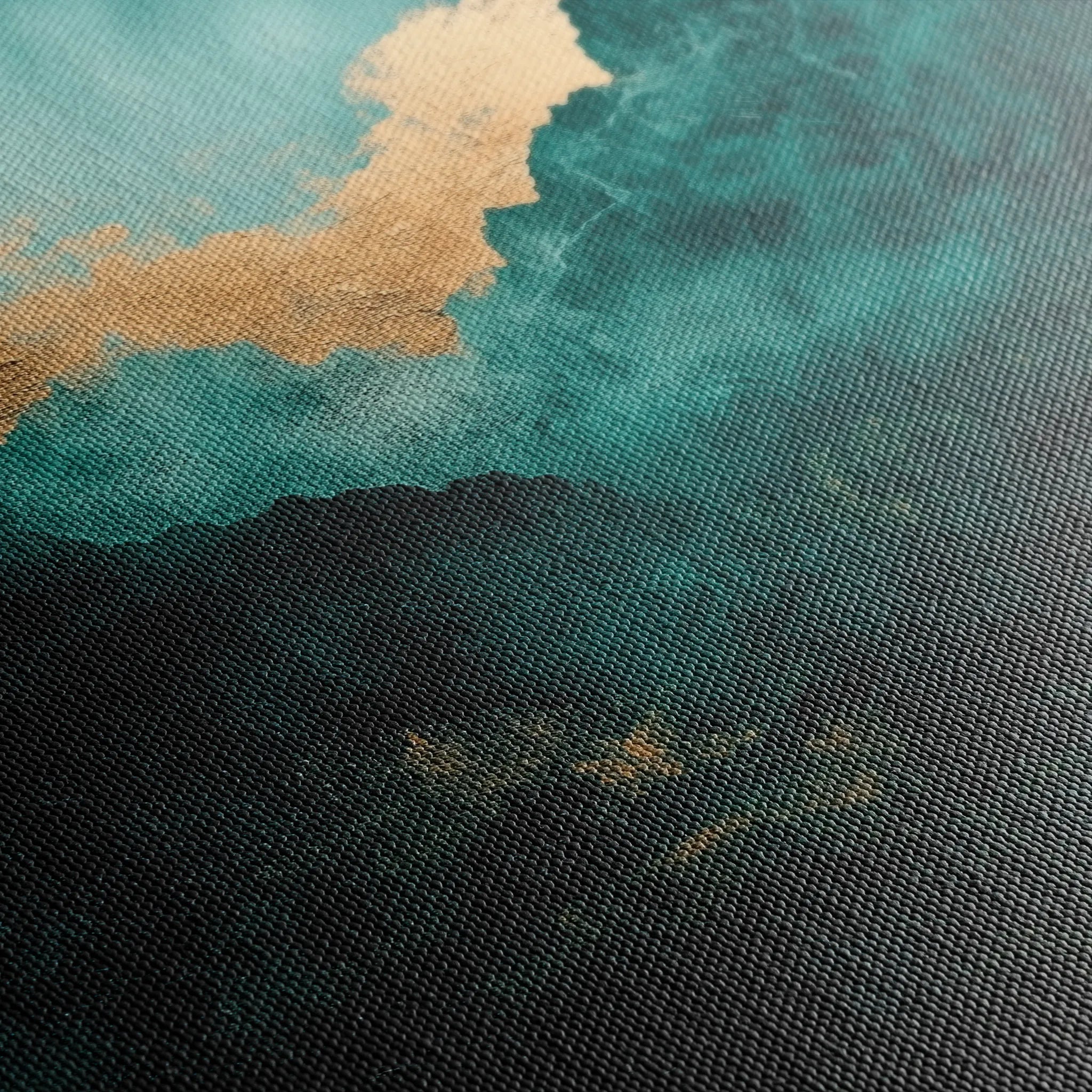Abstract 427 Canvas Art 18" x 24" / 45 x 60 cm / Black