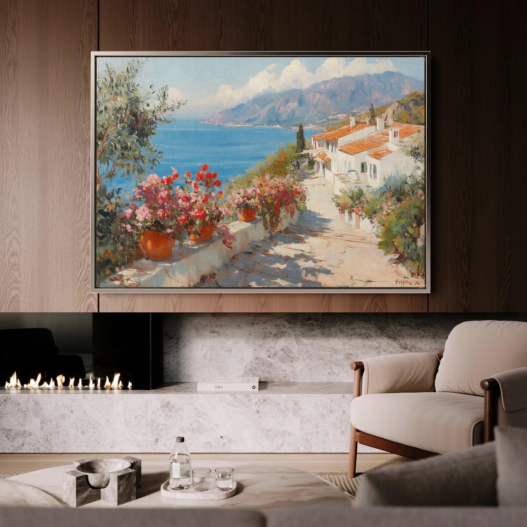 Landscape 427 Canvas Art 18" x 24" / 45 x 60 cm / Black