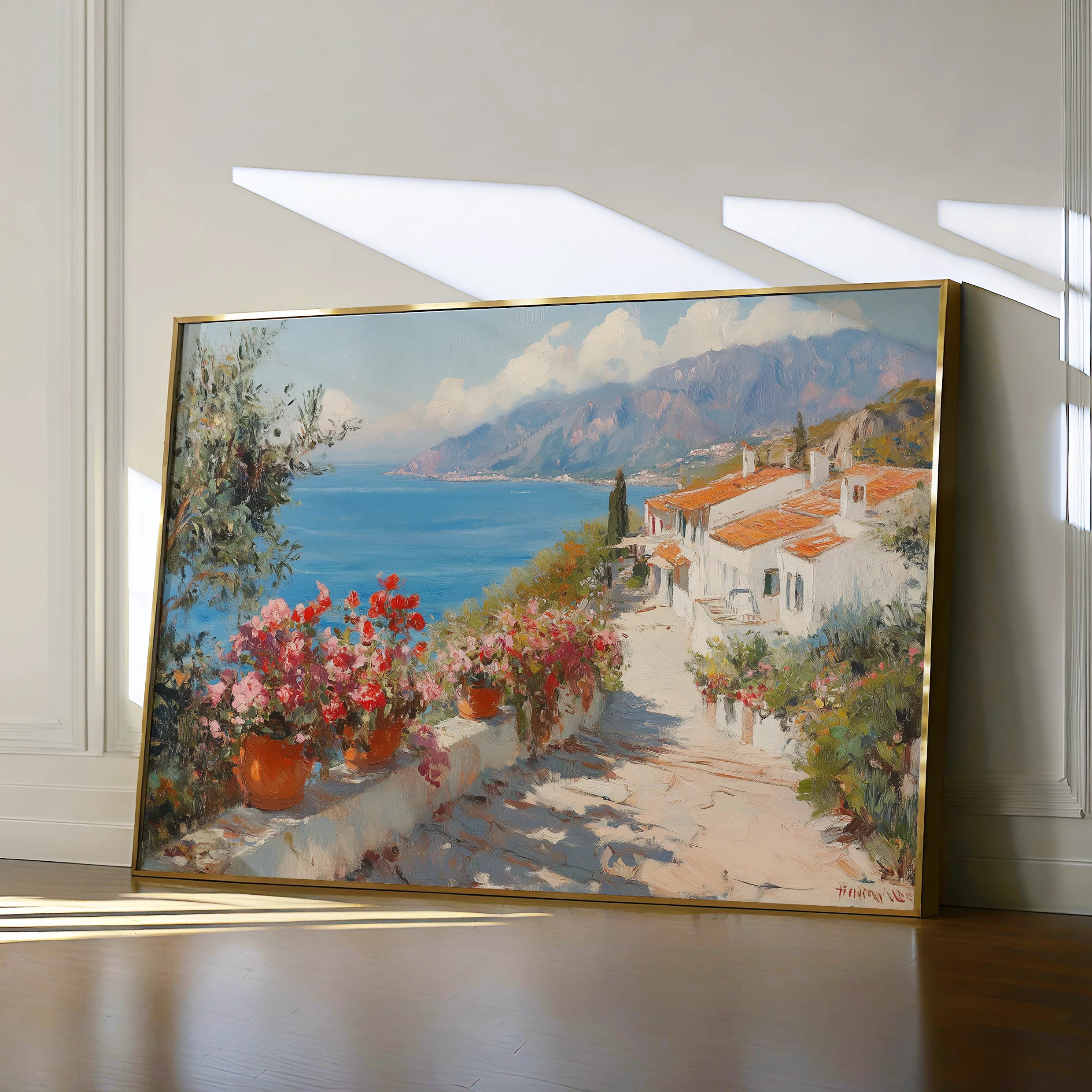 Landscape 427 Canvas Art 18" x 24" / 45 x 60 cm / Black