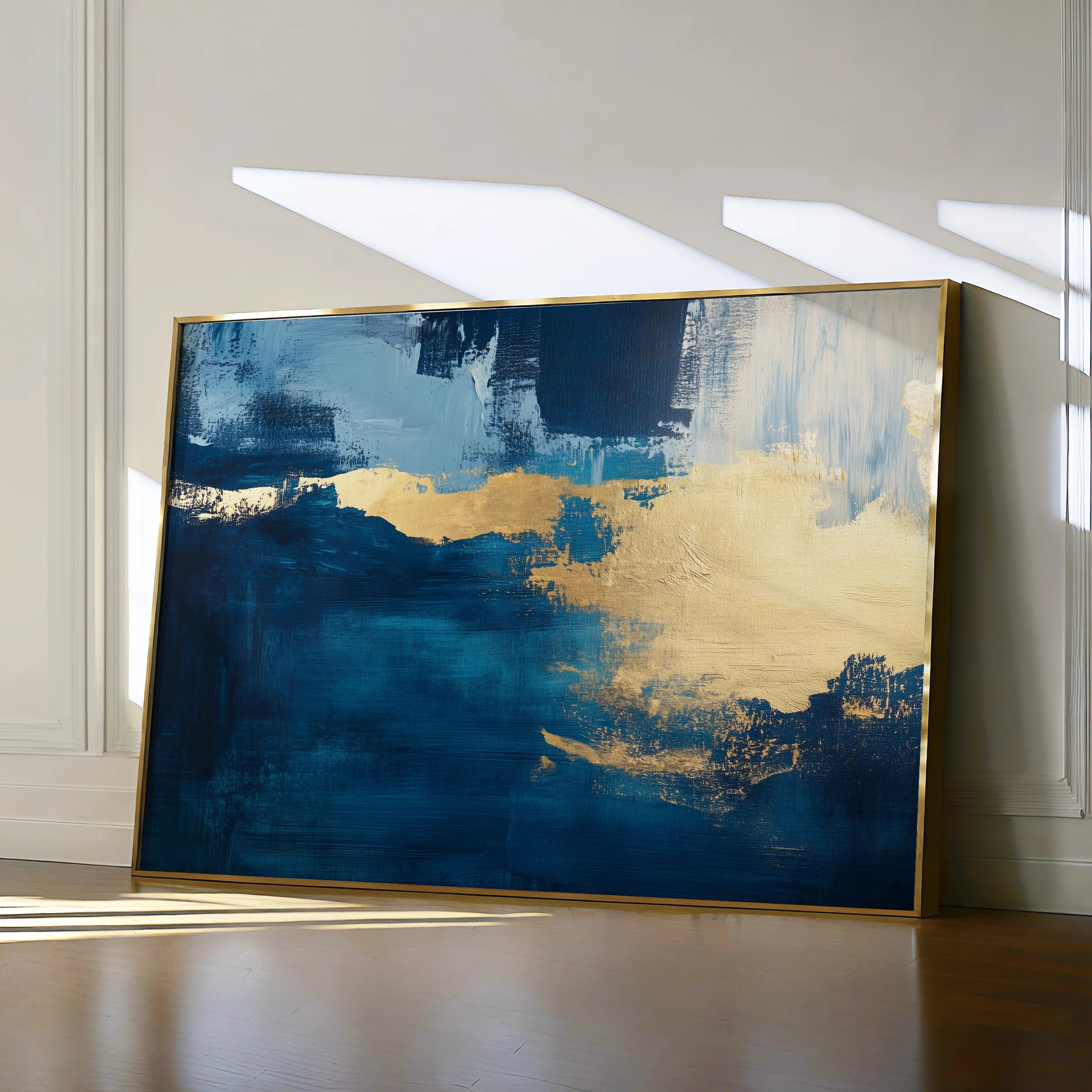Abstract 428 Canvas Art 18" x 24" / 45 x 60 cm / Black
