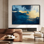Abstract 428 Canvas Art 18" x 24" / 45 x 60 cm / Black
