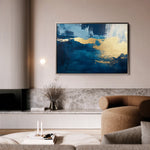 Abstract 428 Canvas Art 18" x 24" / 45 x 60 cm / Black