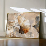 Floral 428 Canvas Art 18" x 24" / 45 x 60 cm / Black
