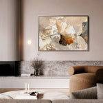 Floral 428 Canvas Art 18" x 24" / 45 x 60 cm / Black