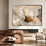 Floral 428 Canvas Art 60 x 40 cm / Black