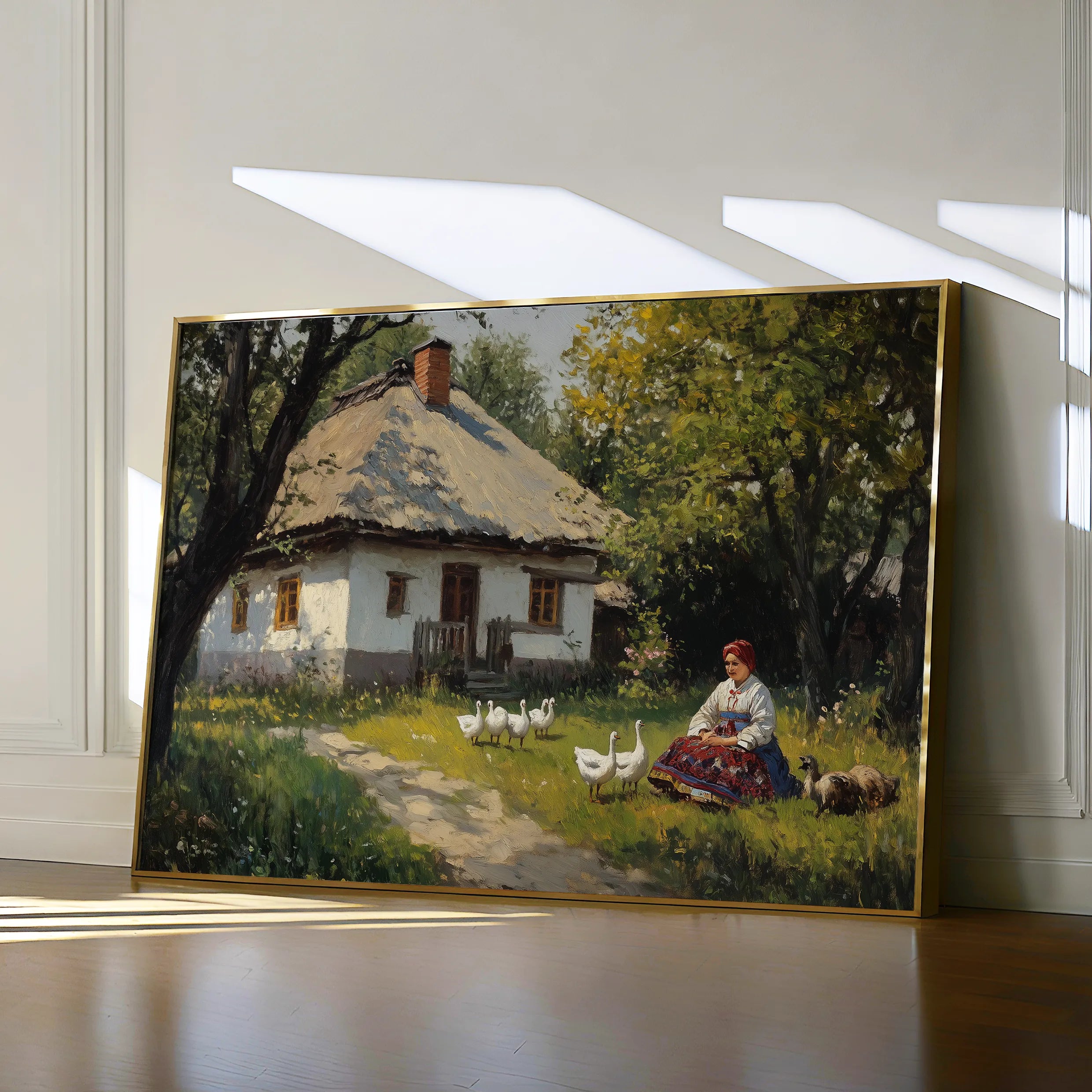 Landscape 428 Canvas Art 18" x 24" / 45 x 60 cm / Black