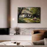 Landscape 428 Canvas Art 18" x 24" / 45 x 60 cm / Black