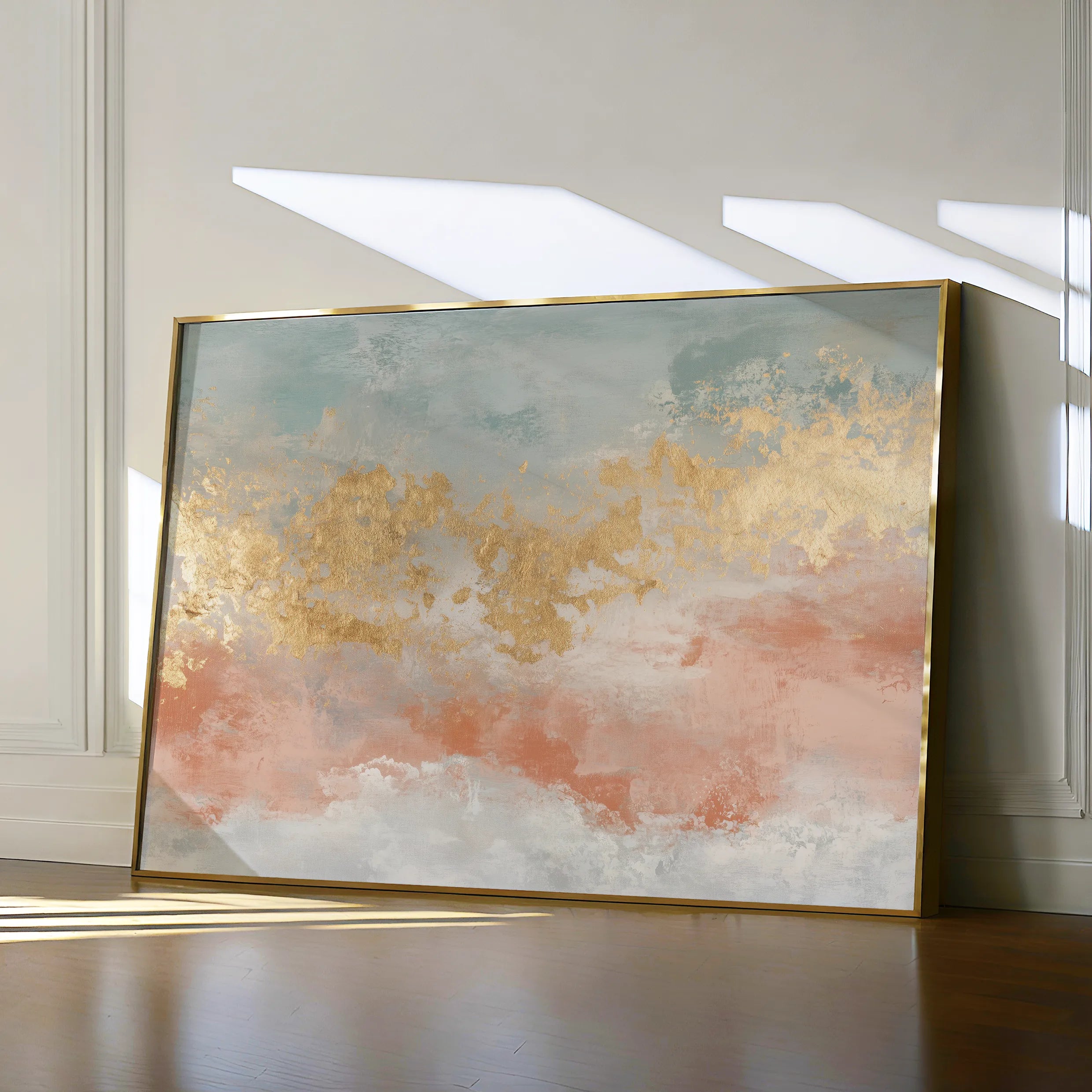 Abstract 429 Canvas Art 18" x 24" / 45 x 60 cm / Black