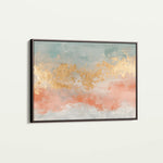 Abstract 429 Canvas Art 18" x 24" / 45 x 60 cm / Black
