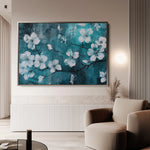 Floral 429 Canvas Art 18" x 24" / 45 x 60 cm / Black