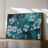 Floral 429 Canvas Art 18" x 24" / 45 x 60 cm / Black