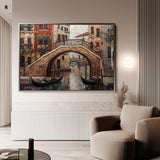 Landscape 429 Canvas Art 18" x 24" / 45 x 60 cm / Black