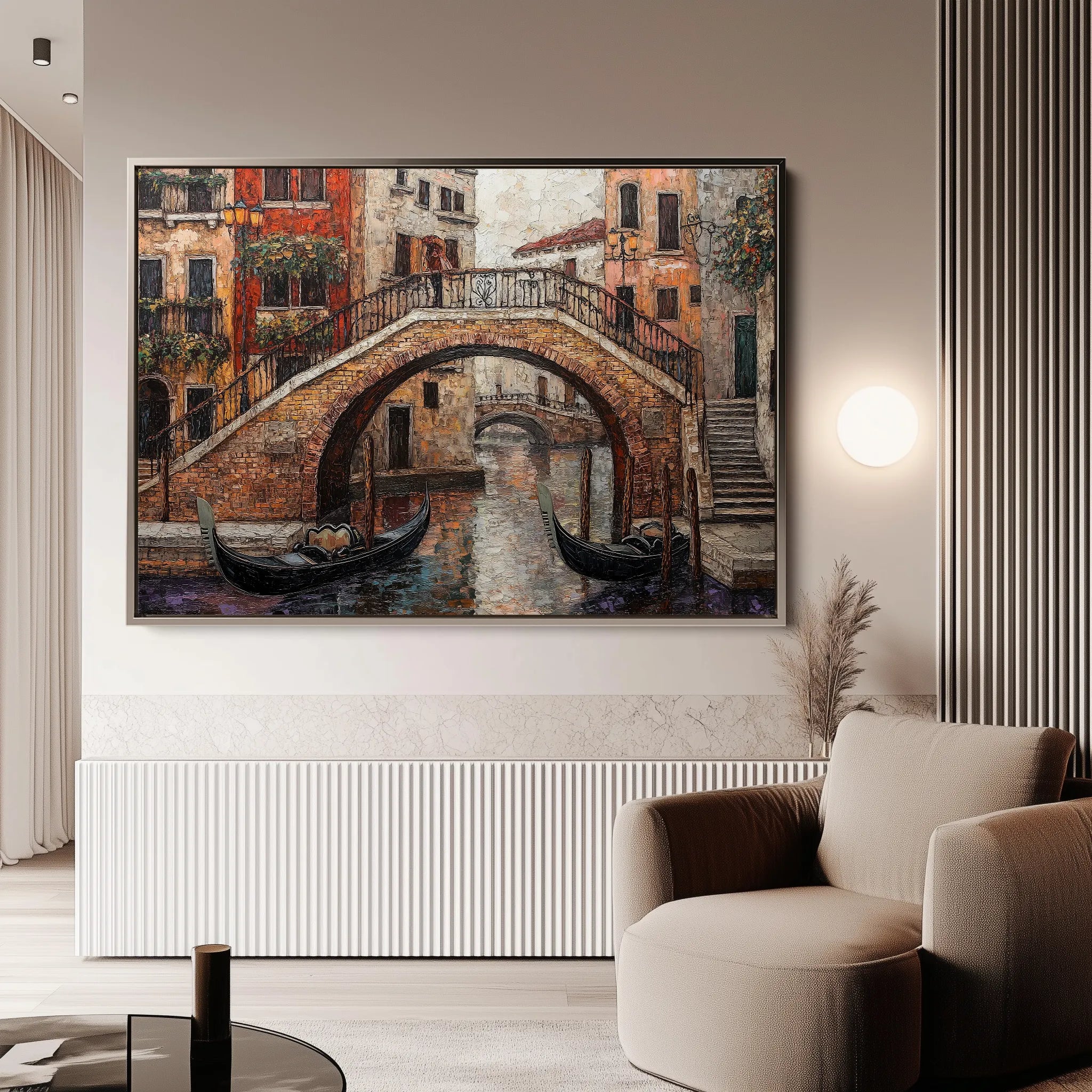 Landscape 429 Canvas Art 18" x 24" / 45 x 60 cm / Black
