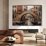 Landscape 429 Canvas Art 18" x 24" / 45 x 60 cm / Black