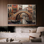 Landscape 429 Canvas Art 18" x 24" / 45 x 60 cm / Black
