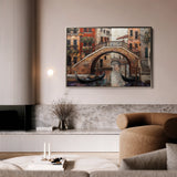 Landscape 429 Canvas Art 18" x 24" / 45 x 60 cm / Black