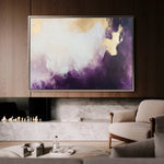 Abstract 430 Canvas Art 18" x 24" / 45 x 60 cm / Black