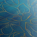 Floral 430 Canvas Art 18" x 24" / 45 x 60 cm / Black