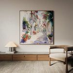 Landscape 430 Canvas Art 16" x 16" / 40 x 40 cm / Black