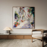 Landscape 430 Canvas Art 16" x 16" / 40 x 40 cm / Black