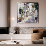 Landscape 430 Canvas Art 16" x 16" / 40 x 40 cm / Black