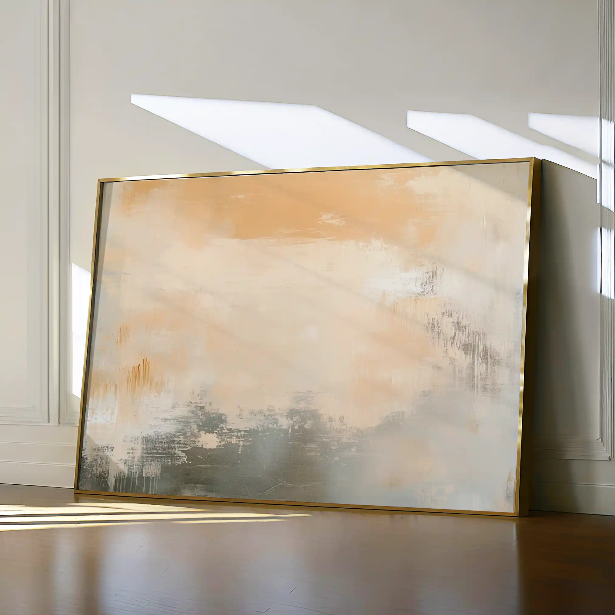 Abstract 431 Canvas Art 18" x 24" / 45 x 60 cm / Black