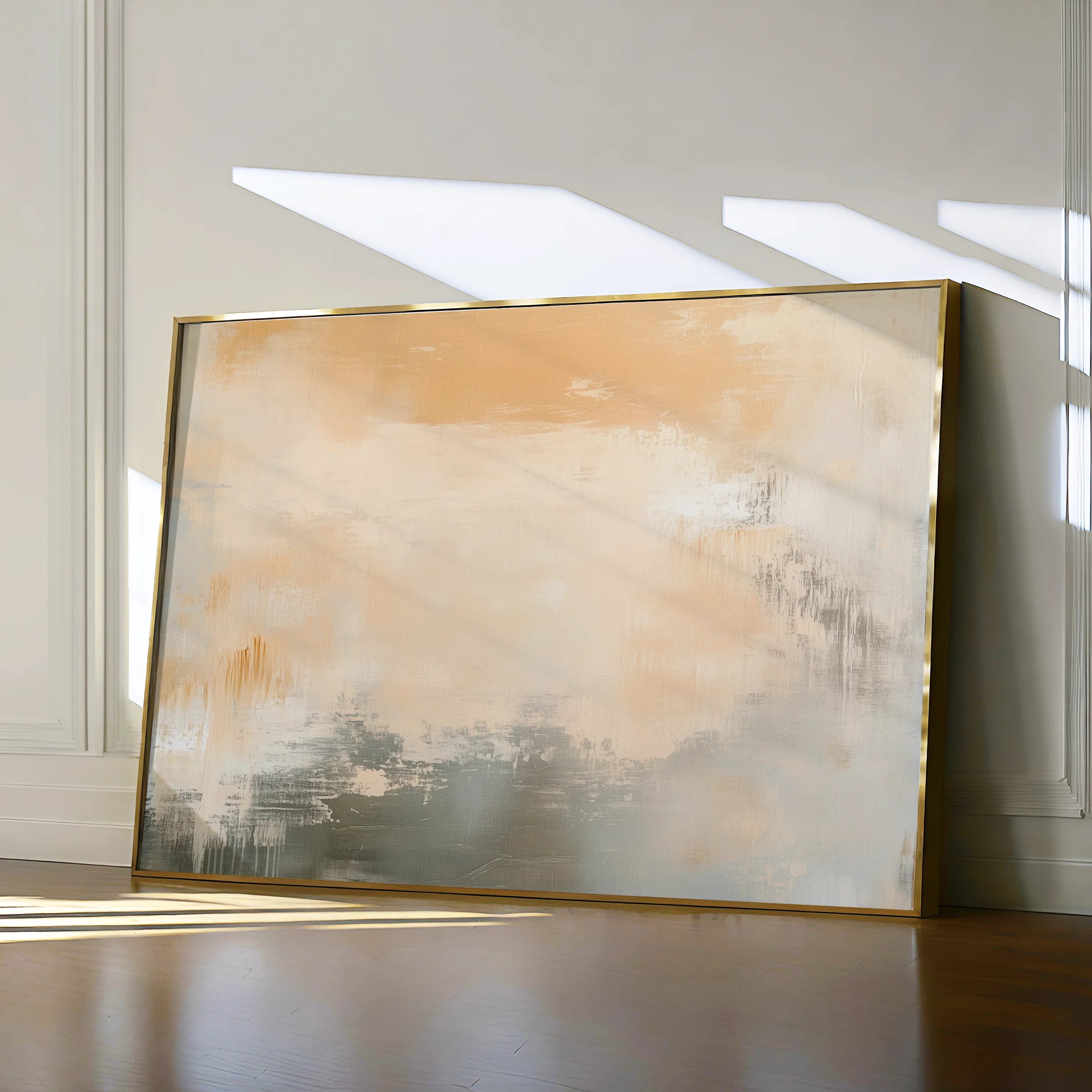 Abstract 431 Canvas Art 18" x 24" / 45 x 60 cm / Black