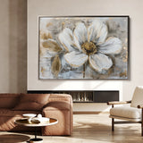 Floral 431 Canvas Art 18" x 24" / 45 x 60 cm / Black