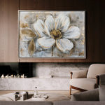 Floral 431 Canvas Art 18" x 24" / 45 x 60 cm / Black