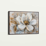 Floral 431 Canvas Art 18" x 24" / 45 x 60 cm / Black