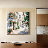Landscape 431 Canvas Art 16" x 16" / 40 x 40 cm / Black